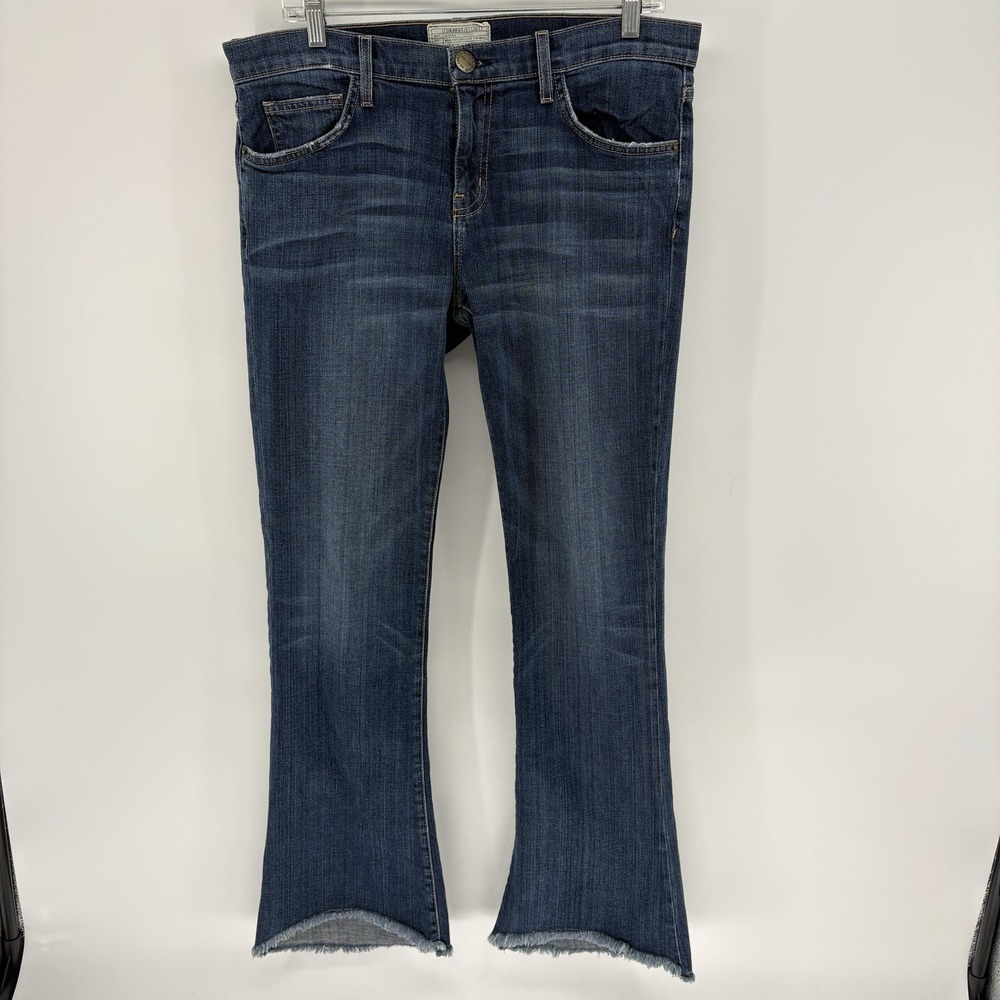 Current/Elliott Jeans Womens 29 Dark Low Rise Flare Bootcut‎ Hemmed Denim USA